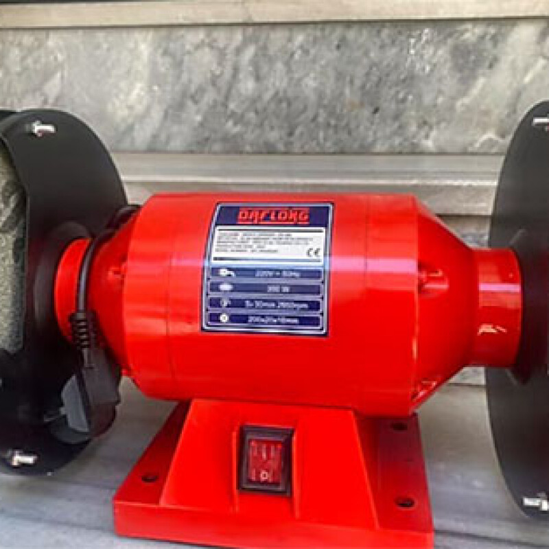 Daflong Profesyonel Sanayi Tipi Traşlama Çarkı Taş Motoru 200 mm